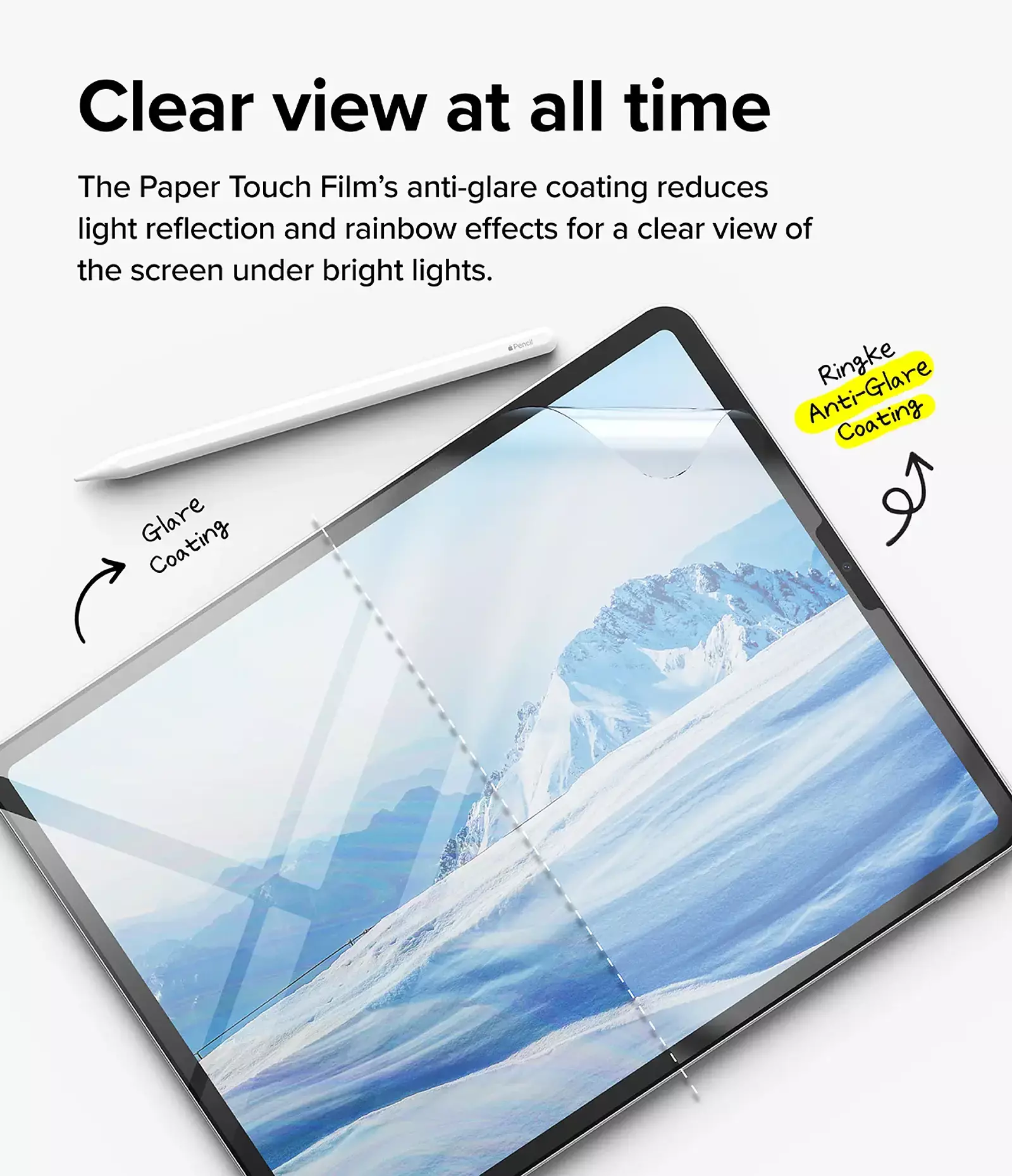 Lamina Ringke Paper Touch Film Para iPad Pro 11 M5 2025 M4 2024 2U 2 UN-4