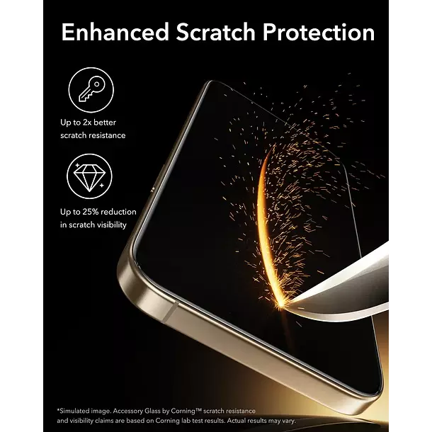 Lamina Pantalla ESR Para iPhone 17 Pro Pro Max Armorite Corning-3