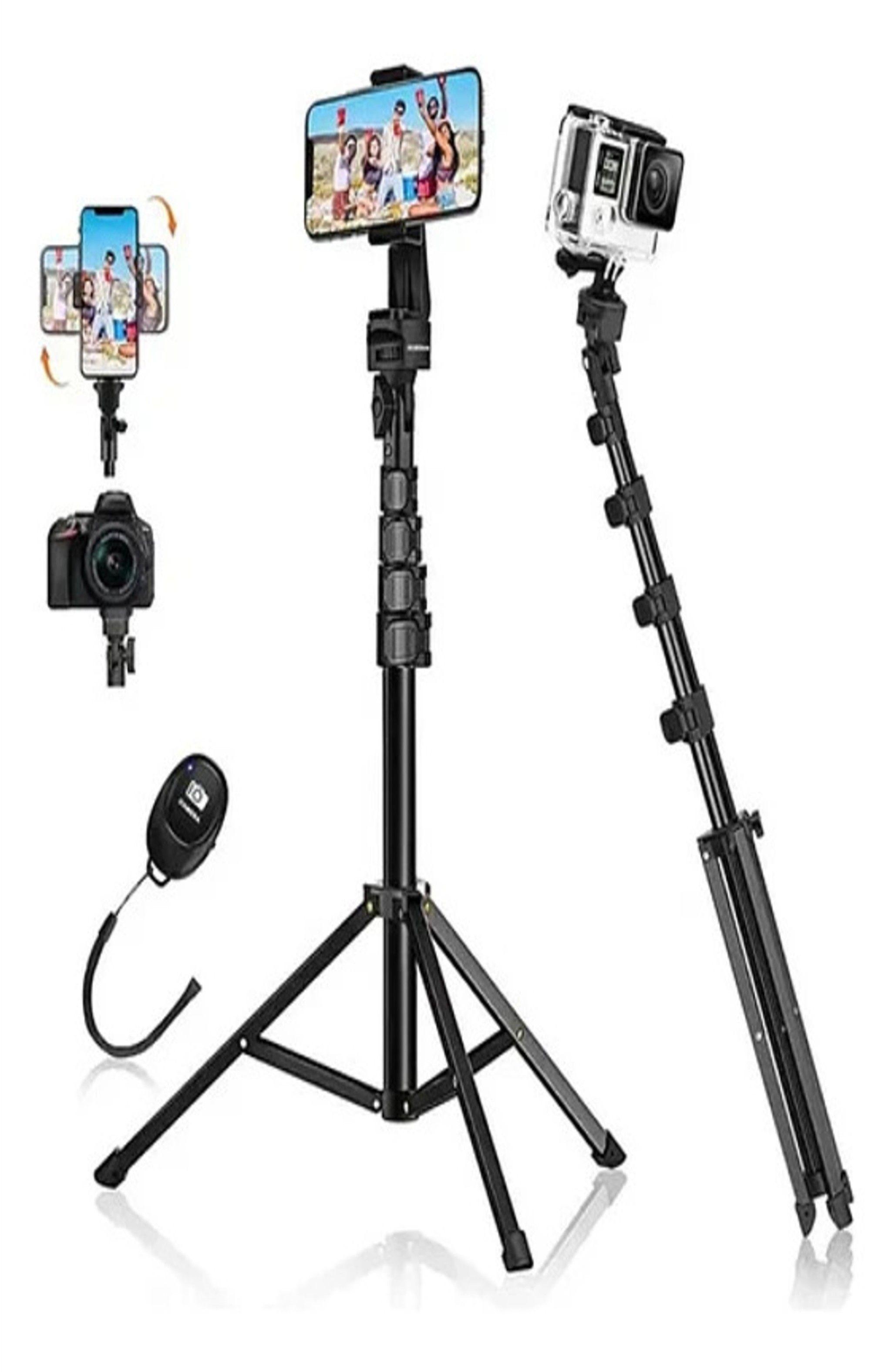 Tripode Palo Selfie Para iPhone Celular Camara-0