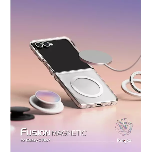 Carcasa Ringke Para Galaxy Z Flip 7 Fusion Magnetic-4