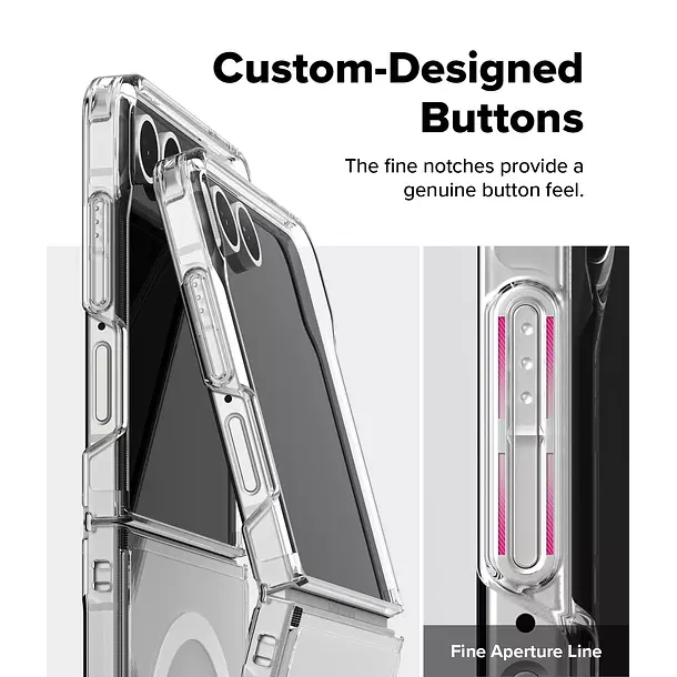 Carcasa Ringke Para Galaxy Z Flip 7 Fusion Magnetic-7