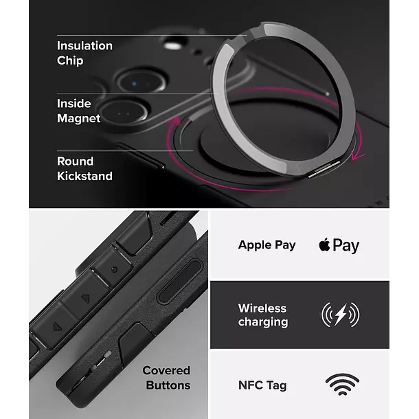 Carcasa Ringke Para iPhone 18 Pro 17 Pro Alles-7