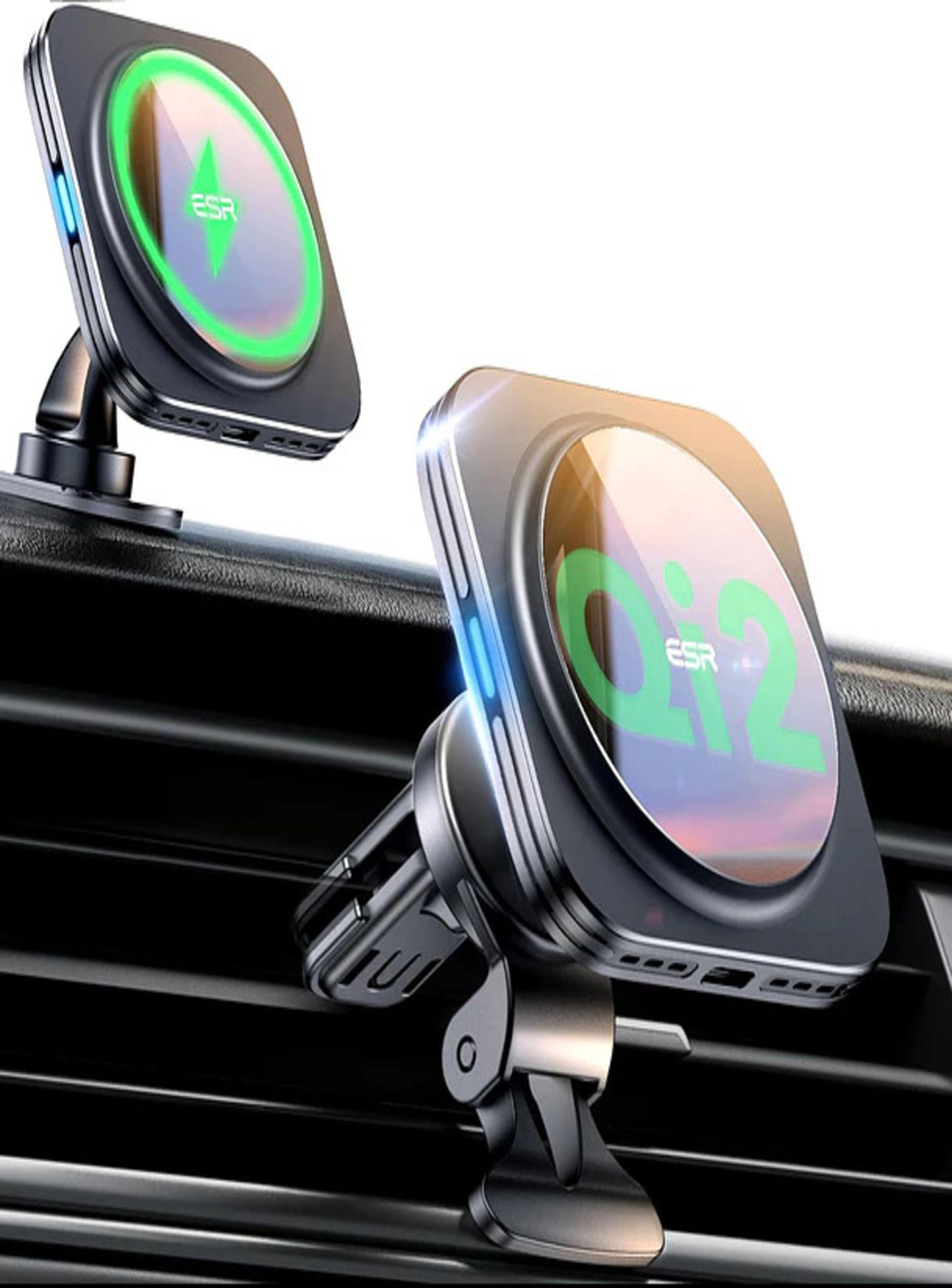 Soporte Celular Auto ESR Qi2 Cryoboost Magnetico Para iPhone-2