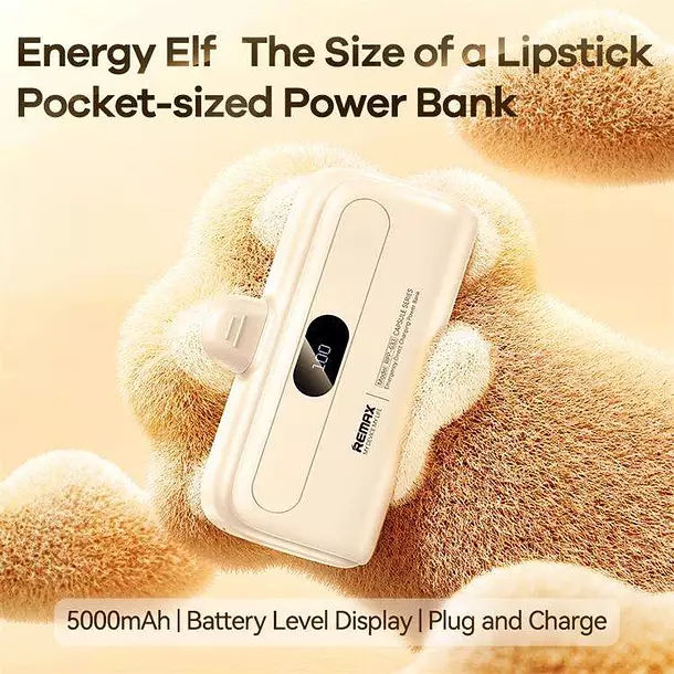 Bateria Cargador Portatil 5000mAh Tipo C-4