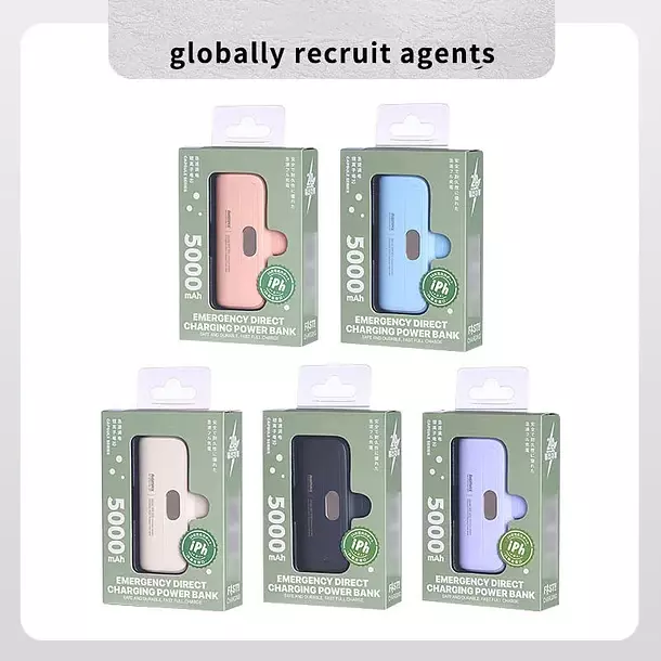 Bateria Cargador Portatil 5000mAh Tipo C-5