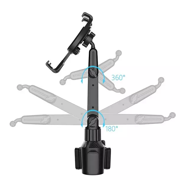 Soporte de Tablet iPad Celular Para Portavasos Auto-2