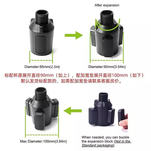 Soporte de Tablet iPad Celular Para Portavasos Auto-4