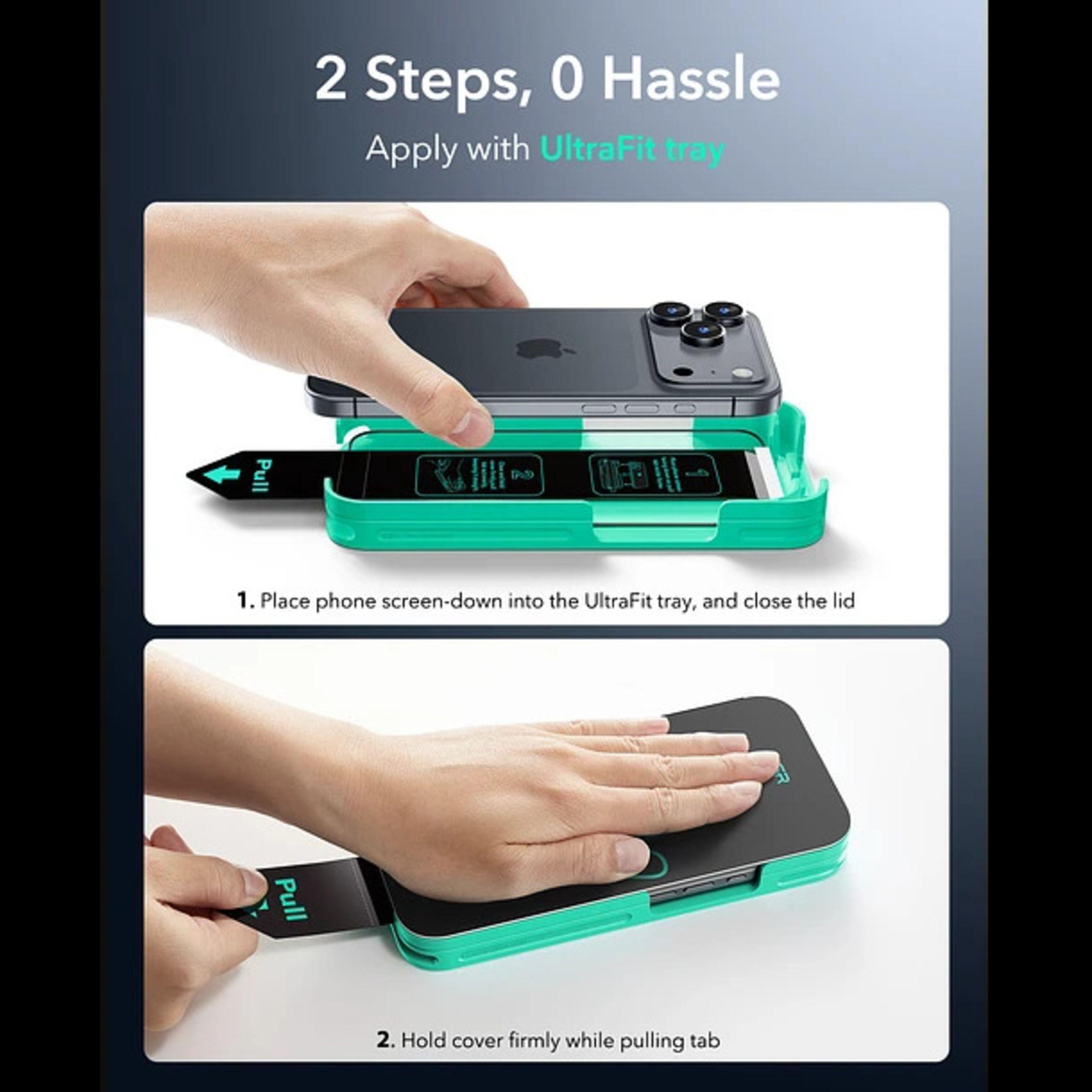 Lamina Mica Pantalla ESR Para iPhone 17 Pro Armorite 2un-3