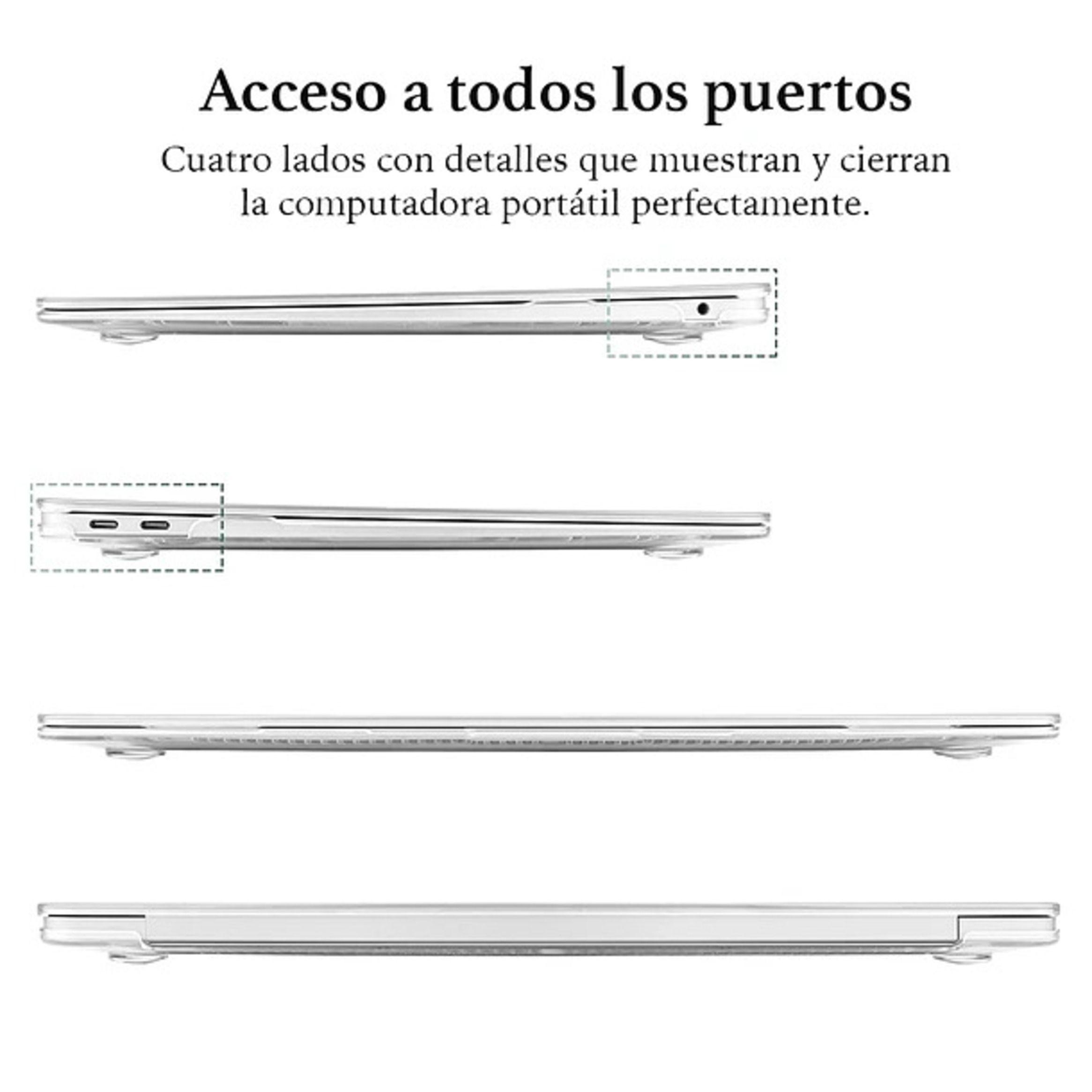 Carcasa Funda para MacBook Air 13.6 M5 M4 M3 Rigida-3
