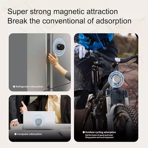 Parlante Magnetico TWS Para iPhone Compatible Magsafe-5