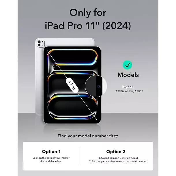 Carcasa Funda ESR Para iPad Pro 11 M5 M4 Con Teclado Ascend-7