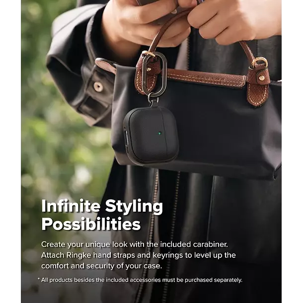 Carcasa Funda Ringke Para AirPods 4 Onyx Magnetic-7