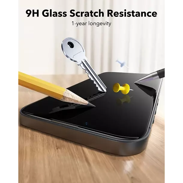 Lamina Pantalla ESR Para iPhone 16e 14 13 UltraFit Pack 2-5