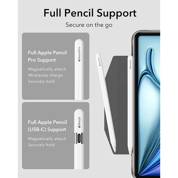 Carcasa Funda ESR Para iPad Air 11 2024 Air 11 M3 Air 5 4 10 9 Ascend Trifold-6