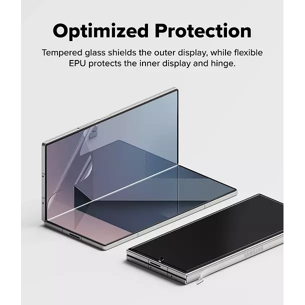 Lamina Protectora Ringke Para Galaxy Z Fold 7 3 en 1-5