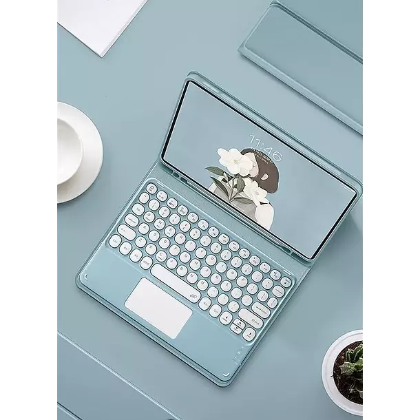 Funda Con Teclado Para Samsung Galaxy Tab S6 Lite-7