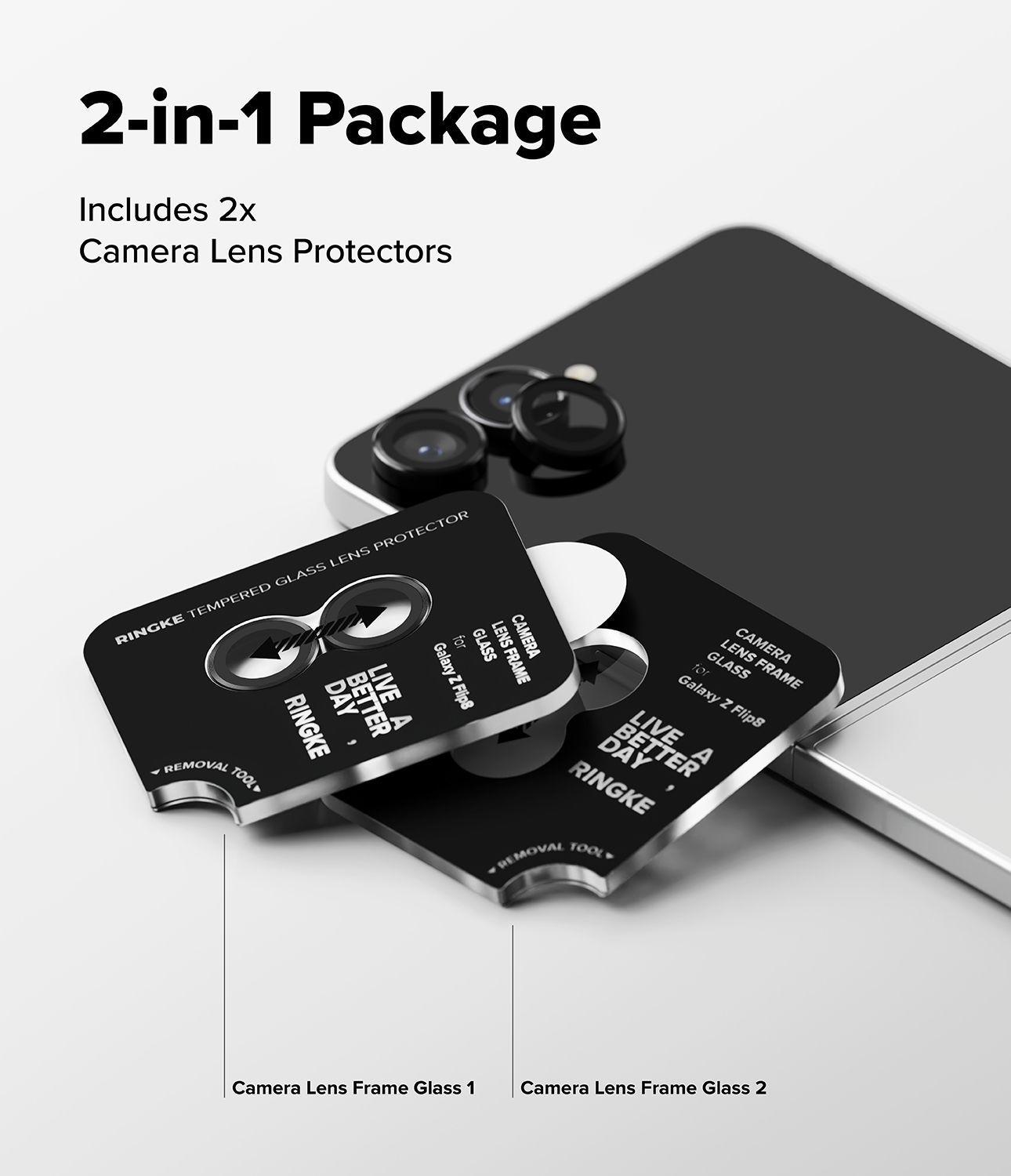 Protector Camara Ringke Para Galaxy Z Flip 8 Pack 2-5