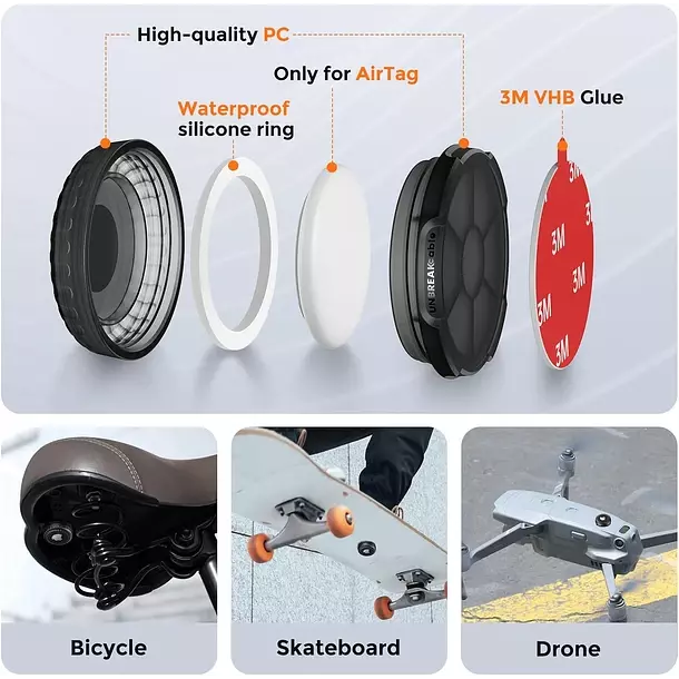 Protector Reforzado para Airtag 4 unidades-4