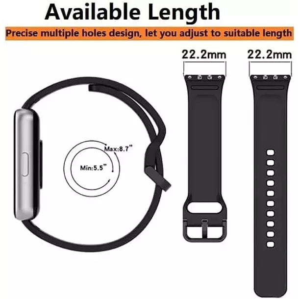 Correa De Silicona Para Samsung Galaxy Fit 3 R390-5