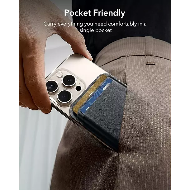 Tarjetero Magnetico Para iPhone ESR Wallet Boost halolock-4