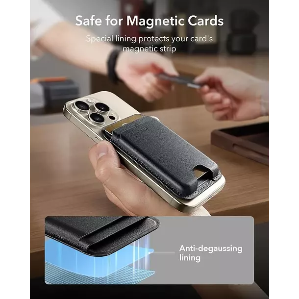 Tarjetero Magnetico Para iPhone ESR Wallet Boost halolock-5