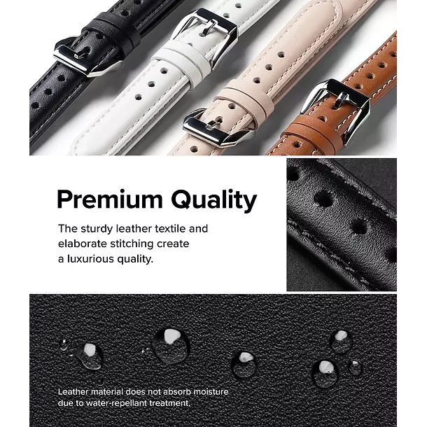 Correa Cuero Ringke Para Apple Watch 38 40 41 42mm Padded Slim-4