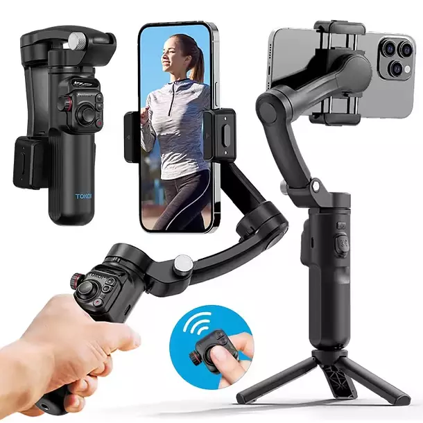 Estabilizador Para Celular TOKQI M02 iOS y Android-0