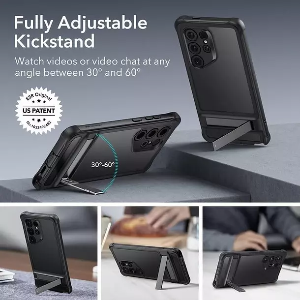 Carcasa ESR Para Galaxy S24 Ultra Armor Kickstand Frosted-3