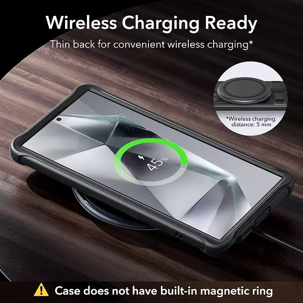Carcasa ESR Para Galaxy S24 Ultra Armor Kickstand Frosted-6
