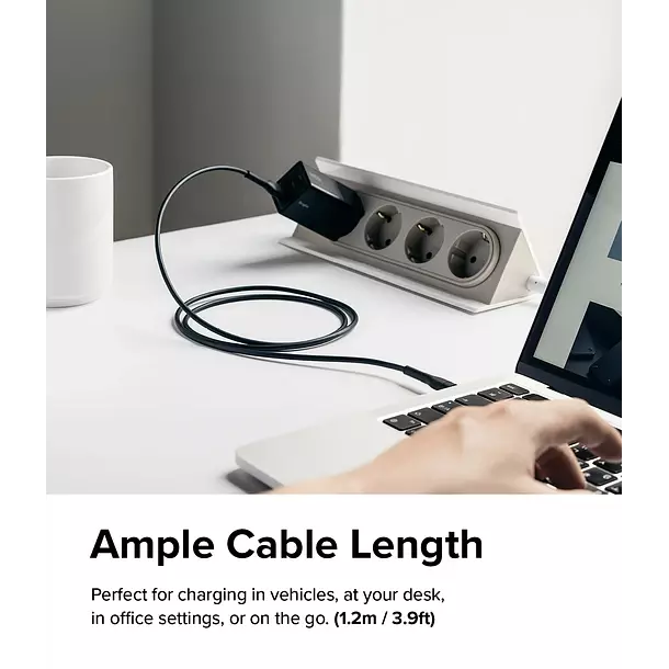 Cable Ringke Carga Rapida USB A a Lightning Pastel 1 2M-3