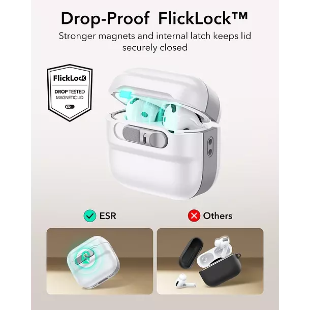 Carcasa Funda ESR Pulse Para AirPods 4 2024-5