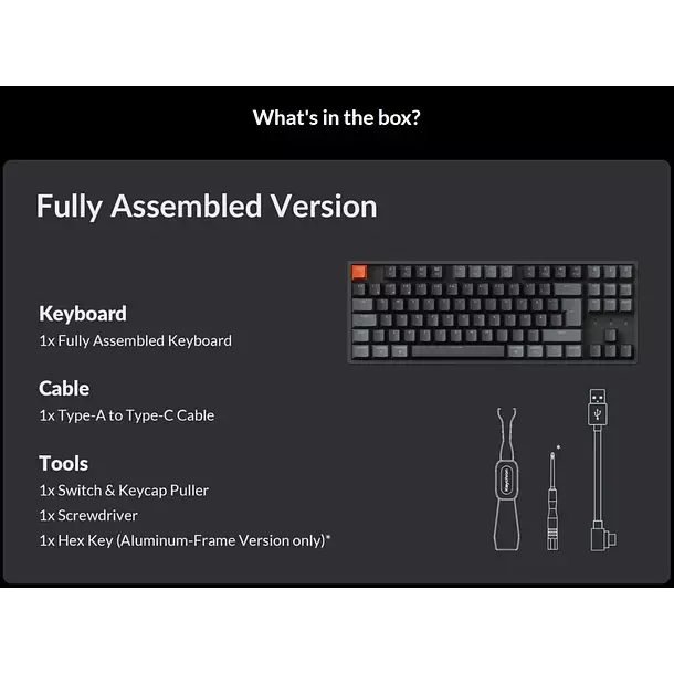 Teclado Gamer Inalambrico Keychron K8 QMK Version 2 Espanol-8