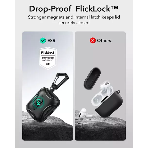 Carcasa Funda ESR Para AirPods Pro 3 Cyber FlickLock-3