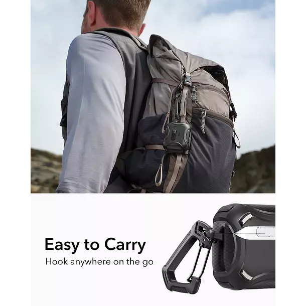 Carcasa Funda ESR Para AirPods Pro 3 Cyber FlickLock-6