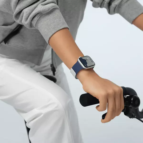 Correa MOFT Snap Duo para Apple Watch 38 40 41 42mm Azul Blanco-2