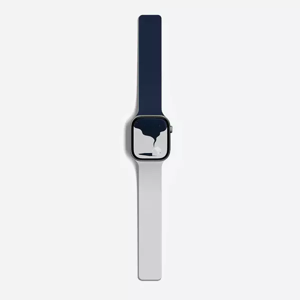 Correa MOFT Snap Duo para Apple Watch 38 40 41 42mm Azul Blanco-3