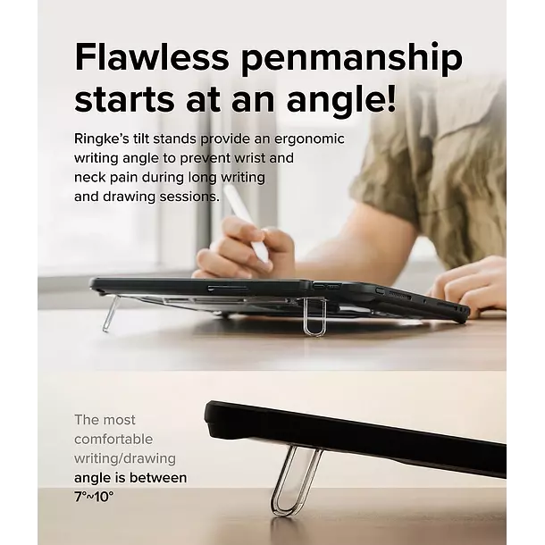 Funda Protectora Ringke Para iPad Pro 11 1 2 3 y 4 generaci n Con Soporte-2