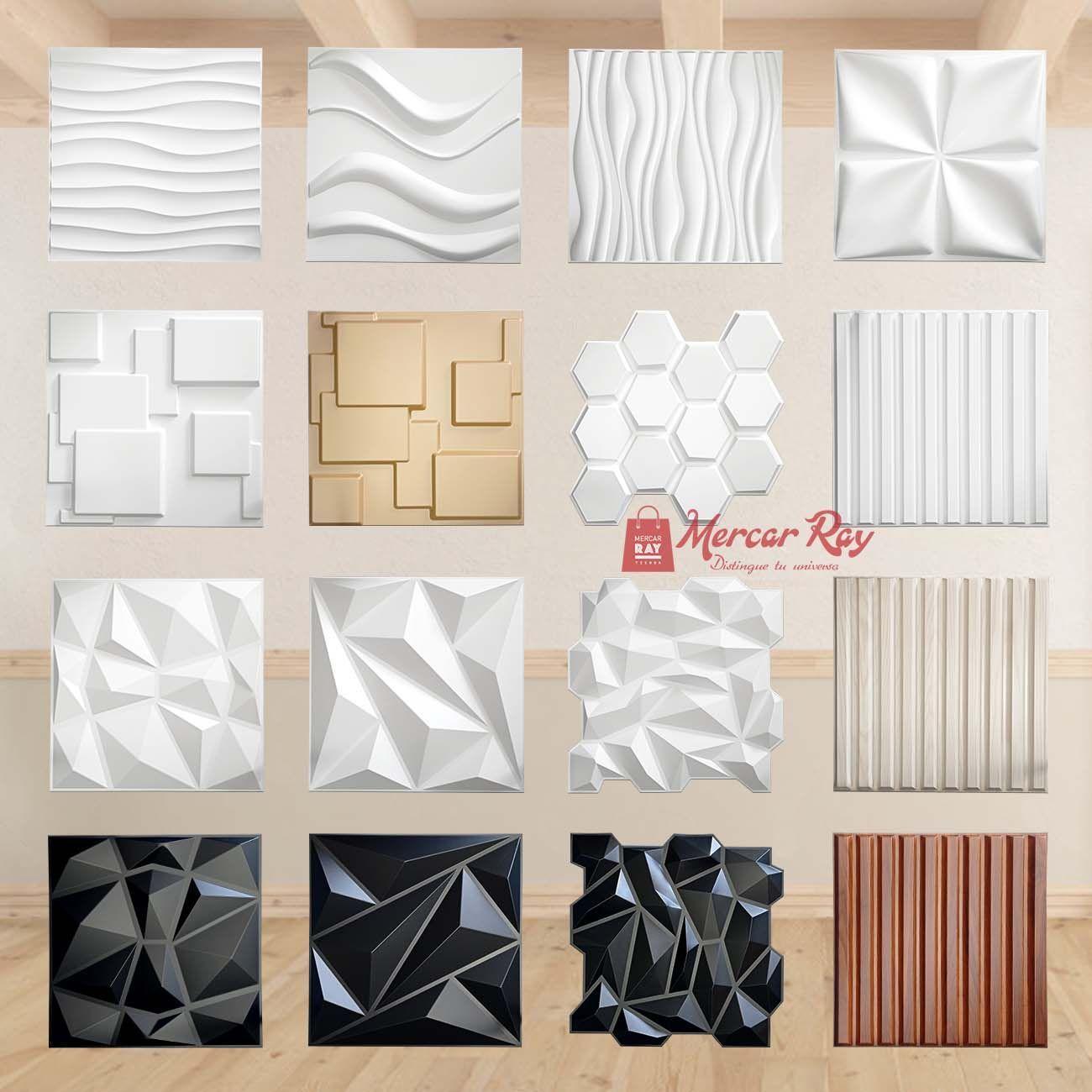 Panel Decorativo PVC 3D, Crysta 3m².-5