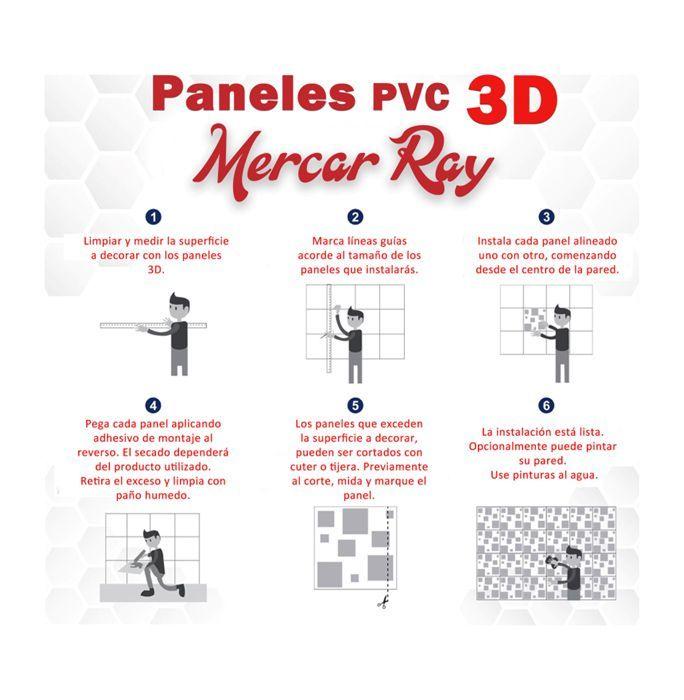 Panel Decorativo PVC 3D, Liston Pino Natural 4m².-6