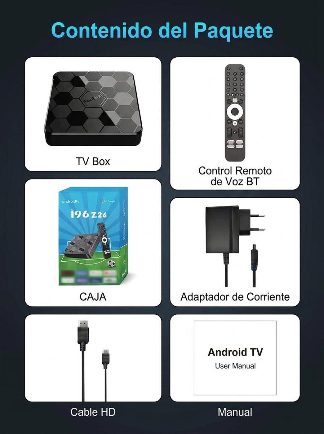 Convertidor Smart Tv Box 4K S905 Android 9.0 2GB/16GB WIFI-4