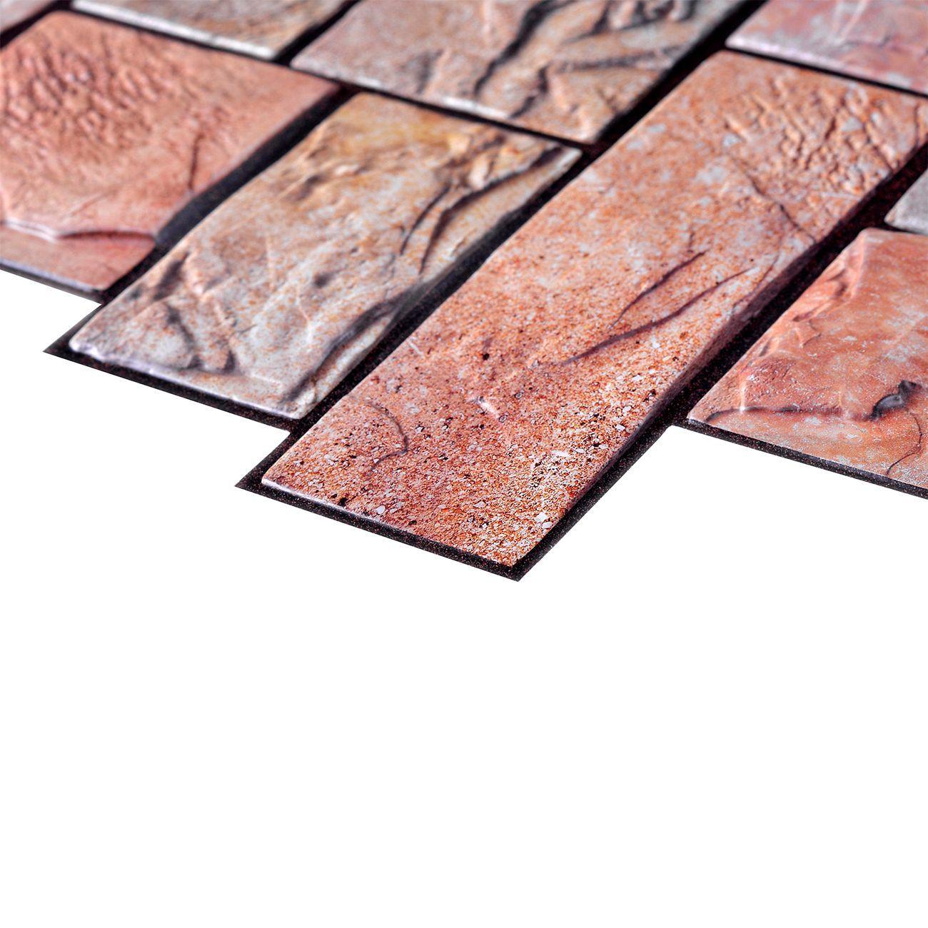 Wall Panel PVC 3D 97.7 x 49.3cm PIEDRA AMARILLA 4.5m² (10 Paneles)-3