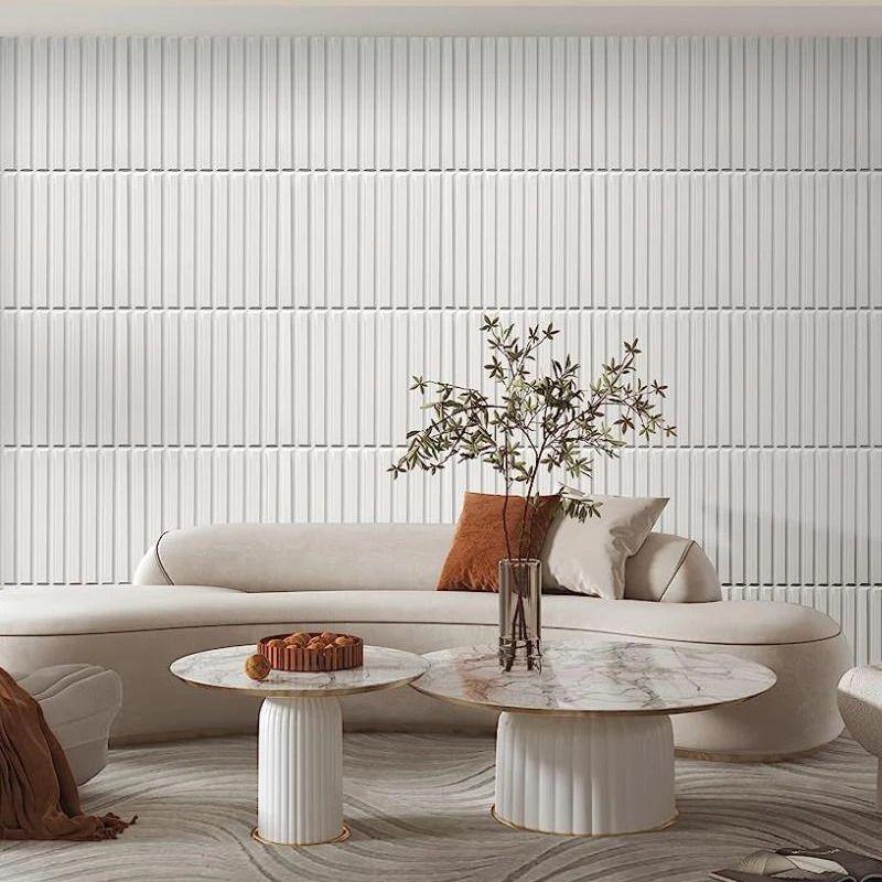 Panel Decorativo PVC Laminas 3D, Liston 4m².-4