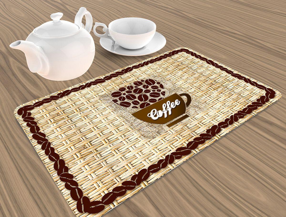 Set 6 Individuales de mesa Mercar Ray. Coffe Beans 40 x 25cm-3