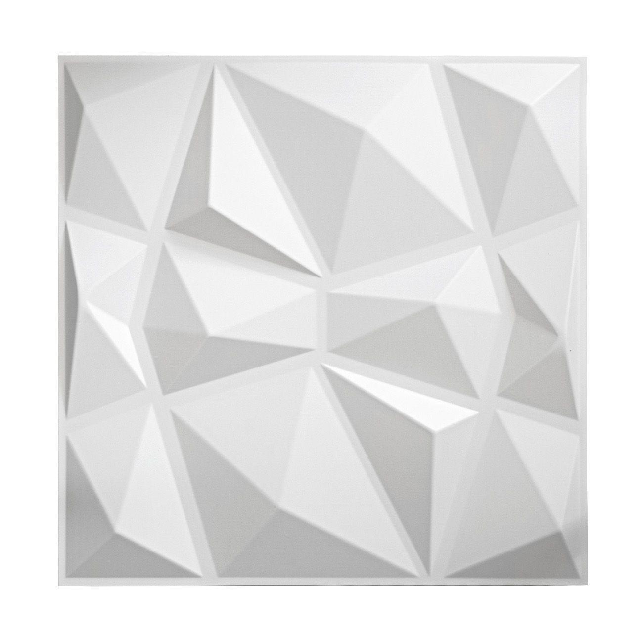 Panel Decorativo PVC 3D, Diamond 4m².-2