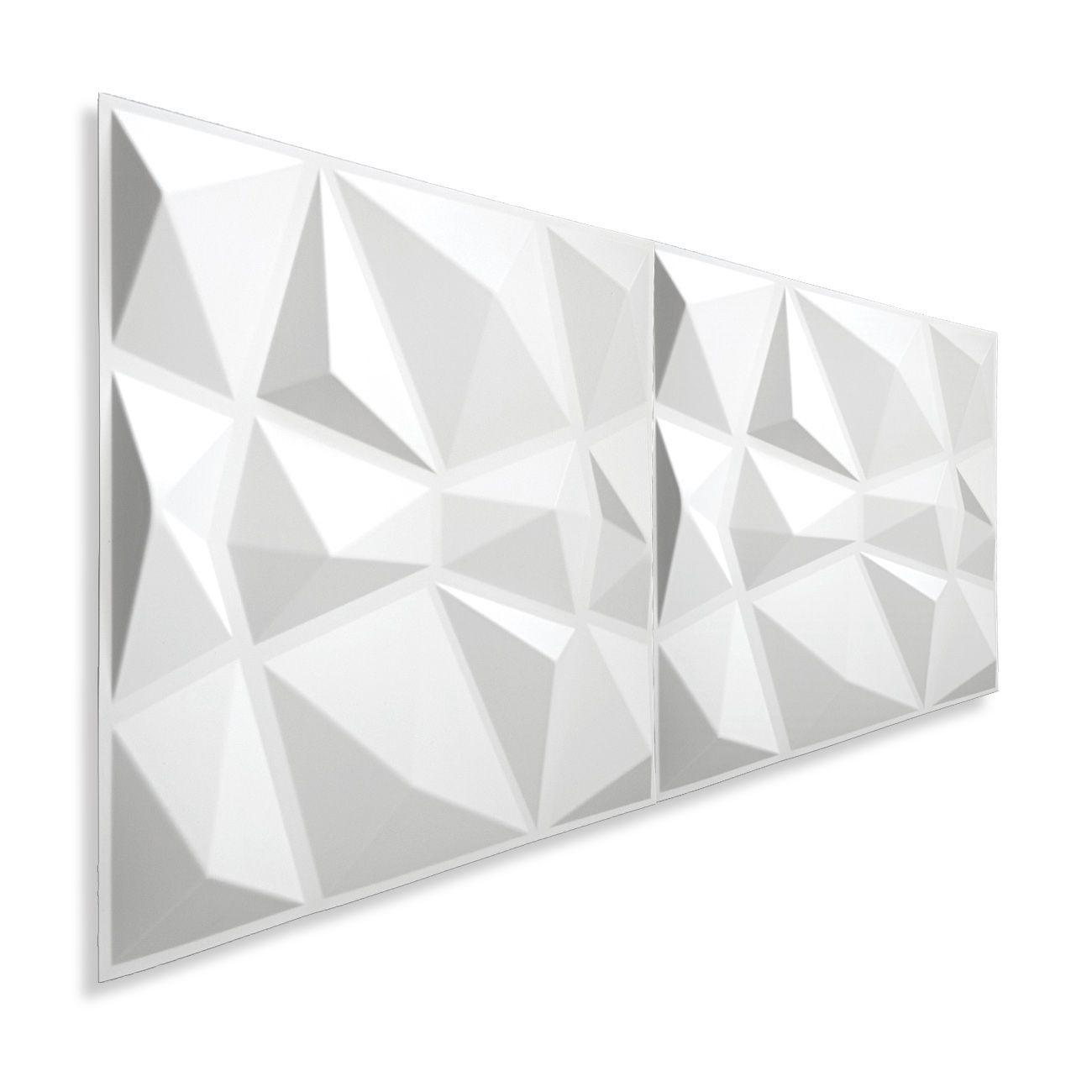 Panel Decorativo PVC 3D, Diamond 4m².-3