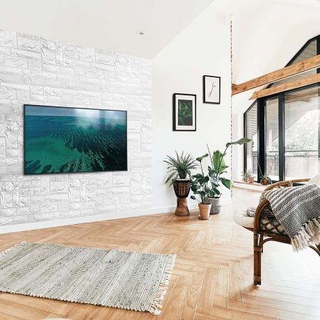 Panel PVC 3D, Realista. PIEDRA BLANCA (97.7 x 49,3cm).-3