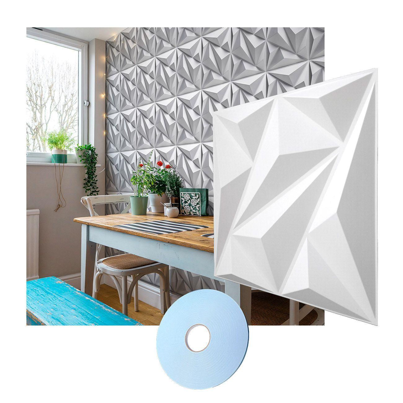 Panel Decorativo PVC 3D, Mountain 3m².-0