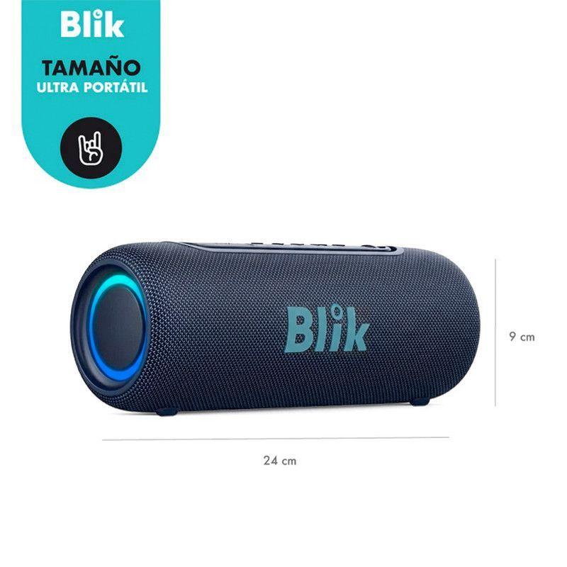Parlante Portatil Blik Live 2" x2 TWS RGB BT 5.3 10W 8H IPX5-4