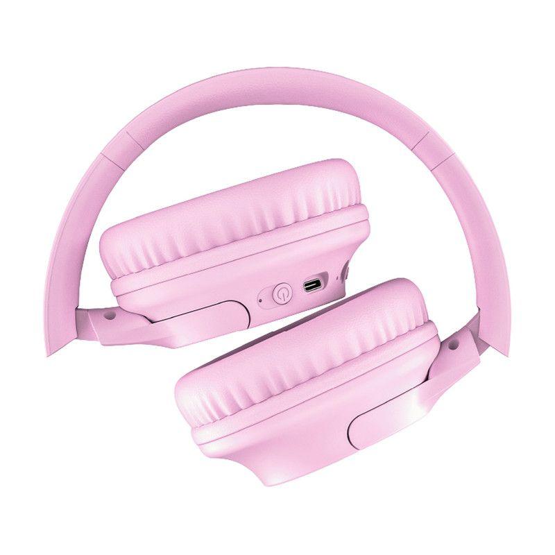 Audifonos Inalambricos Blik Soul250 Bluetooth 5.4 Alcance 10mts Bateria 20 hrs Rosa-4