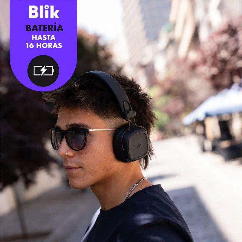 Audifonos Inalambricos Blik Feel250 Bluetooth 5.4 Alcance 10mts Bateria 20h Baja Lantecia 89ms-7